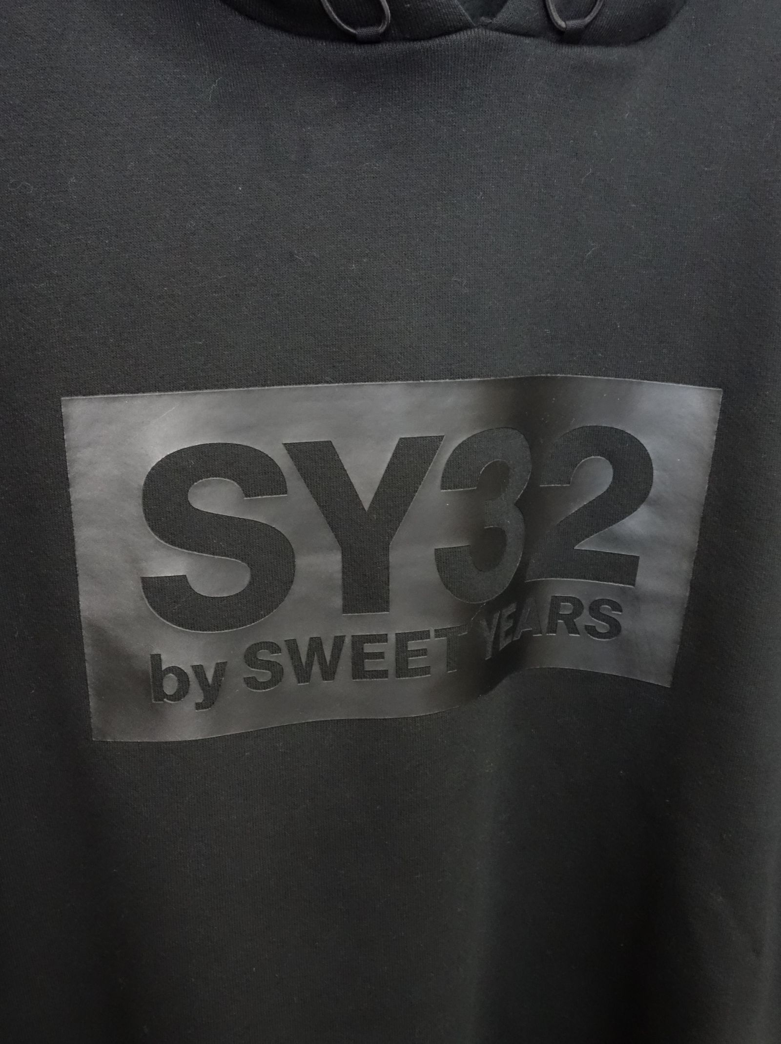 SY32 by SWEET YEARS - BOX LOGO BIG SILHOETTE HOODIE / 10512