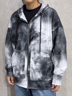 RUSH OVER ZIPUP HOODIE / RC36-C-001 / ラッシュガードパーカー / マーブルブラック
