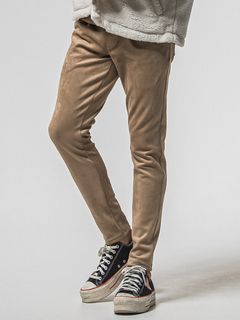 CHRIS EASY SUEDE TUCK  PANTS / RC38-ST-016T / スエードイージータックパンツ / ブラウン (1月上旬入荷予定)