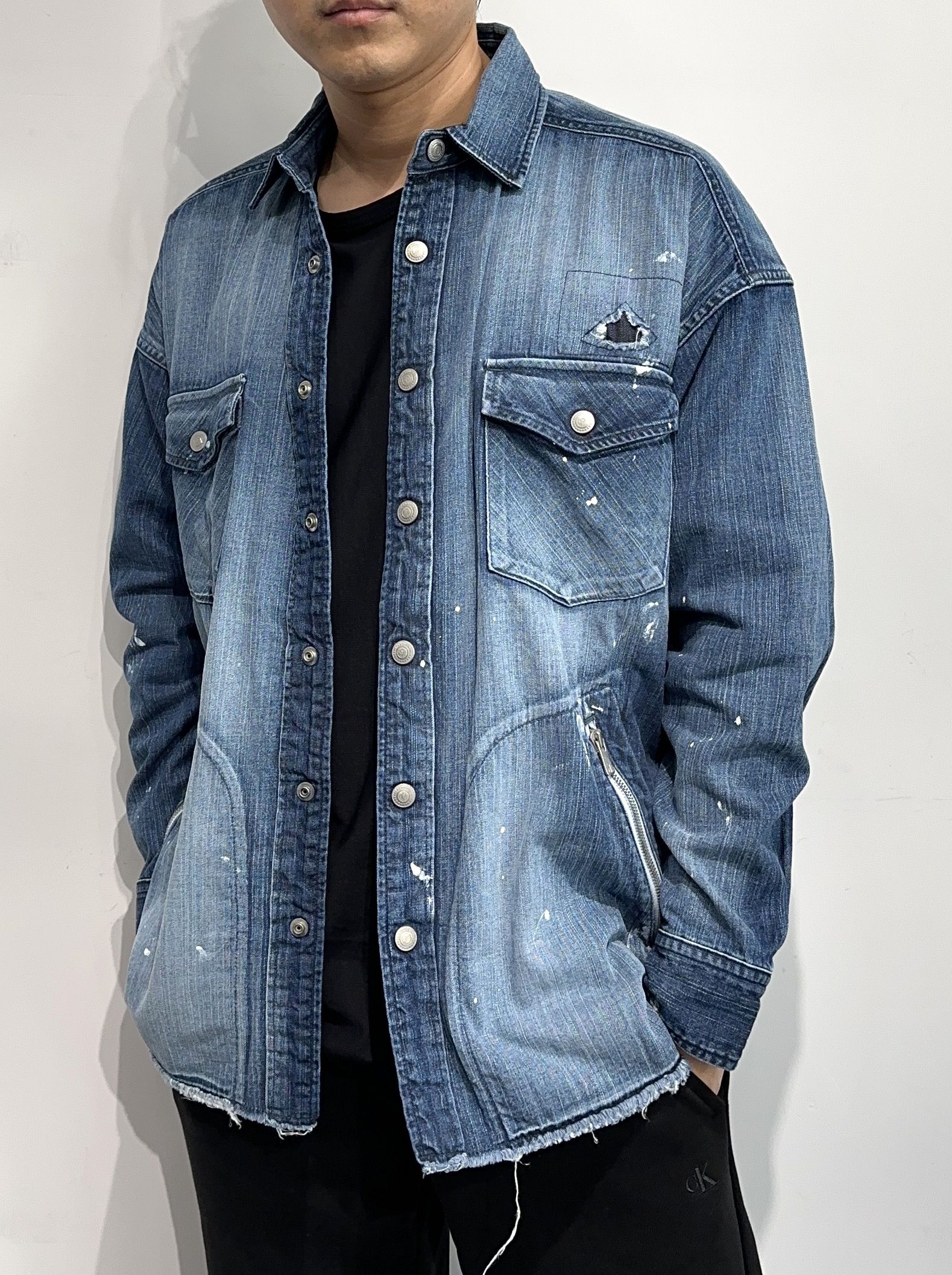 RESOUND CLOTHING - OVER DENIM SHIRTS / RC33-SH-002
