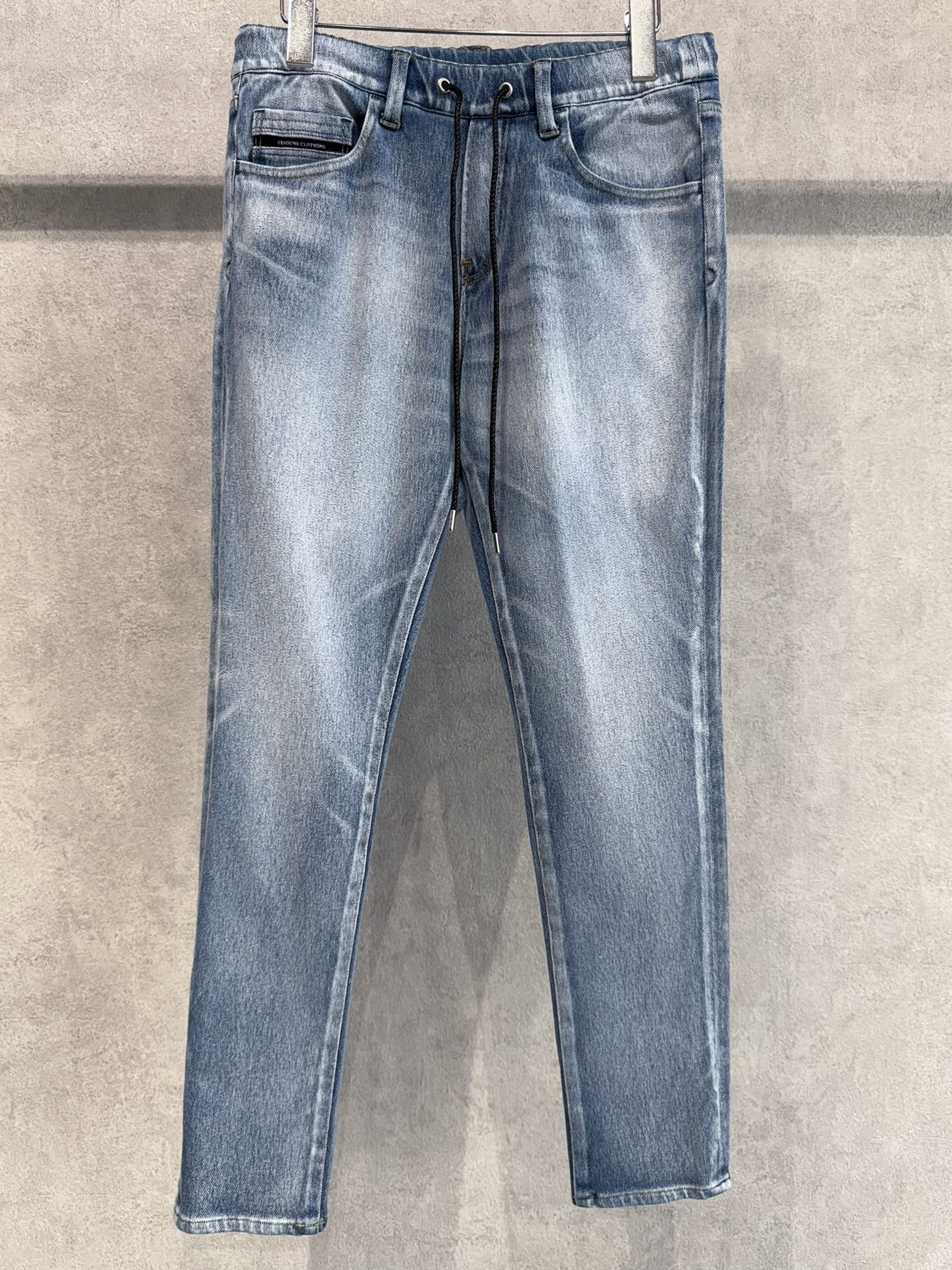 MICK DENIM JERSEY / RC37-ST-020 / デニムジャージテーパードパンツ / ライトインディゴ