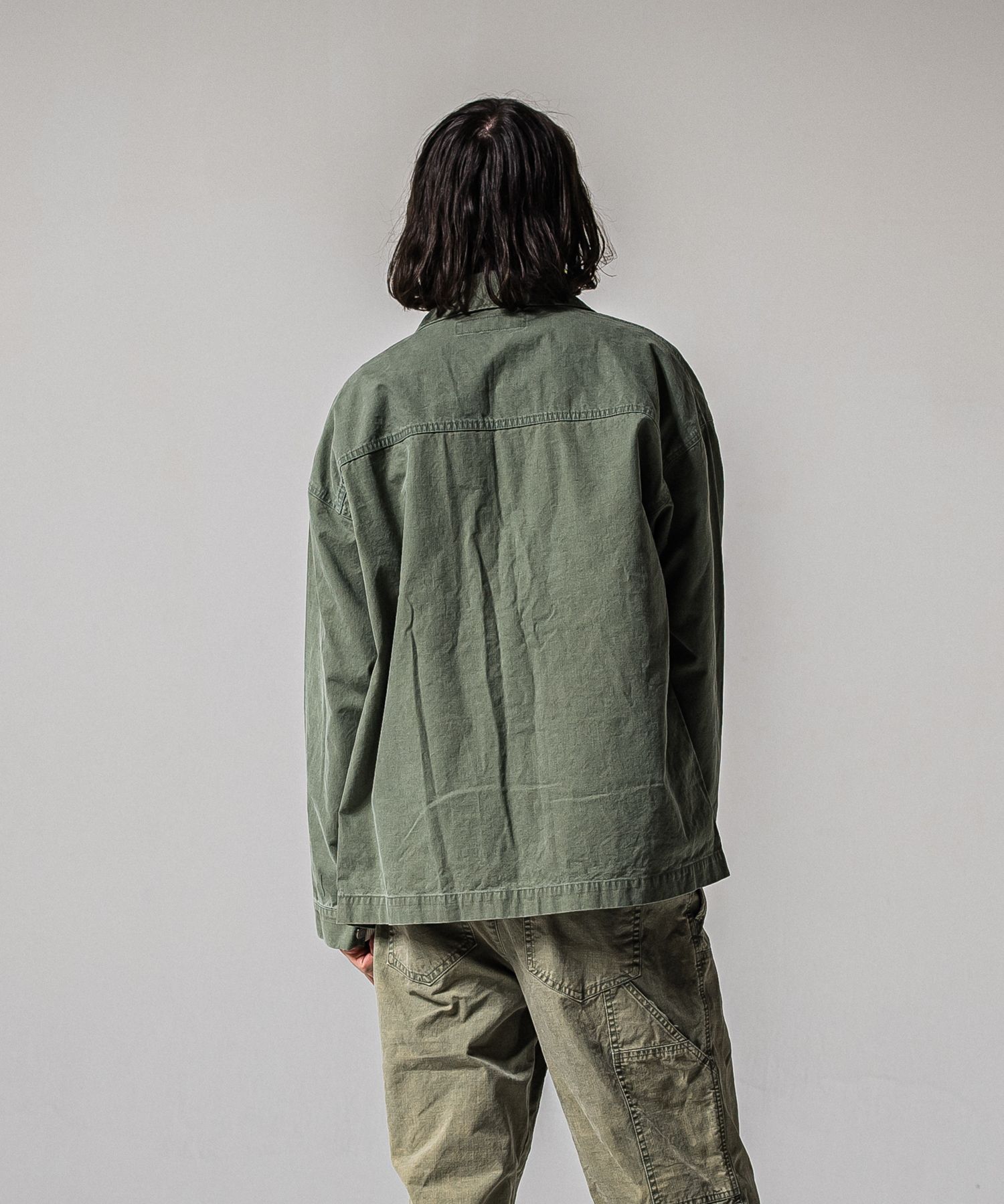 RC CAVER ALL / RC39-JK-004 / デニムカバーオール / ダックカーキ (3月中旬入荷予定)