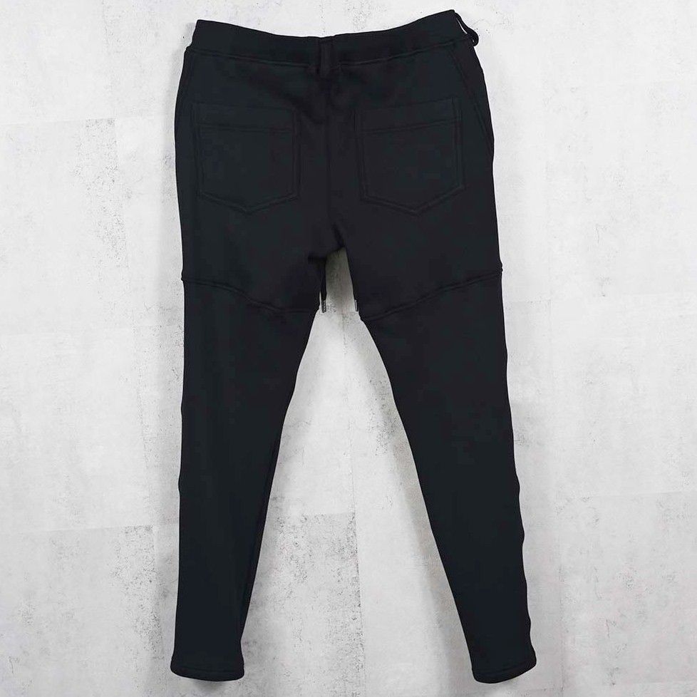 VELOURS FLEECE TYLER PANTS / RC38-ST-026H / 裏起毛スウェットラインパンツ / ブラック (11月中旬入荷予定)