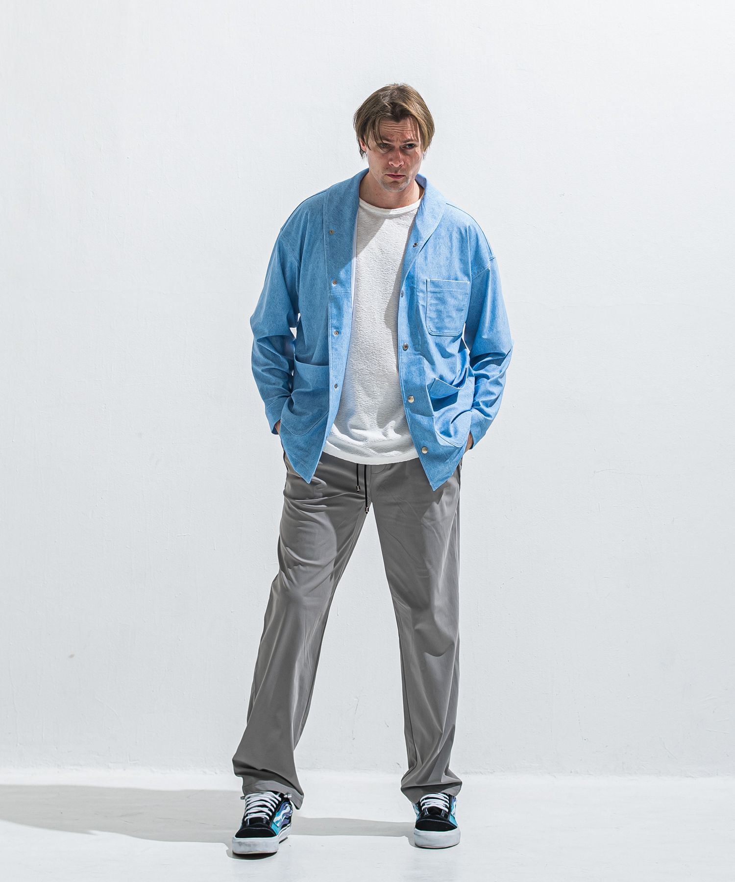 PILE OVER TEE / RC40-T-002 / パイルポケットビッグTシャツ / ホワイト (4月中旬入荷予定)