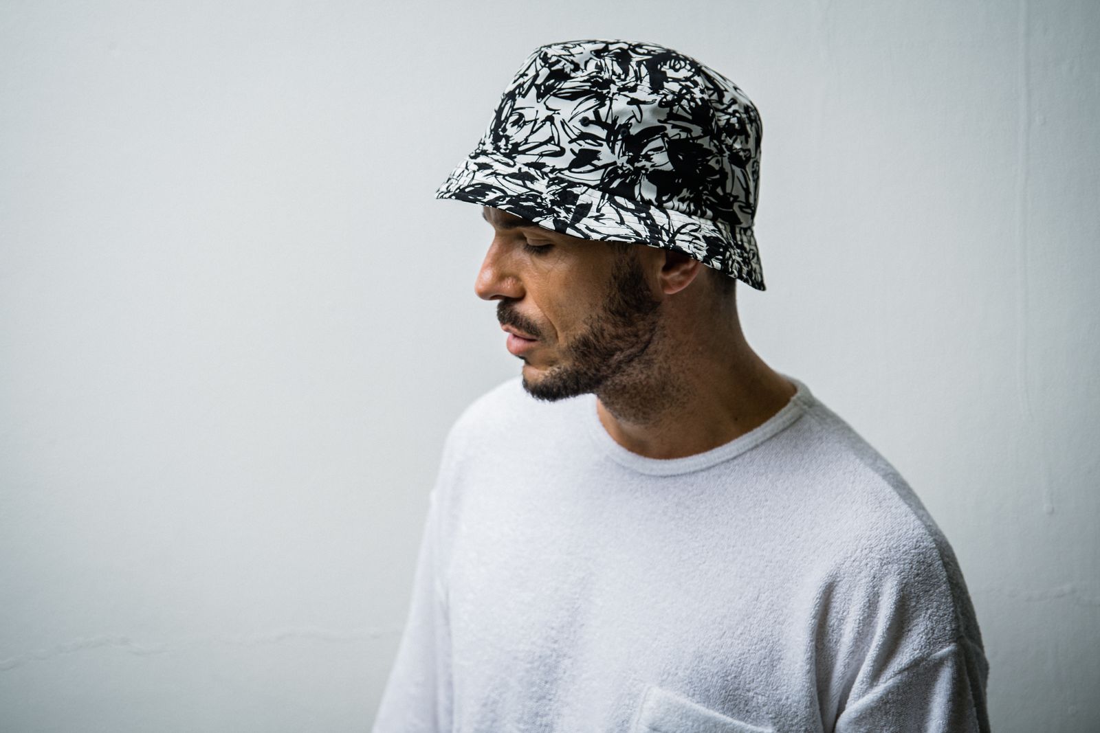 BUCKET HAT / RC27-CAP-003 / リーフ柄バケットハット / リーフ※
