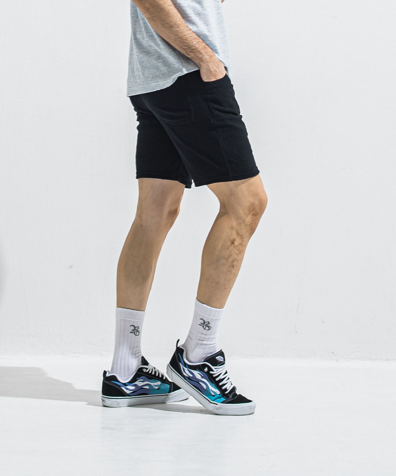 VINTAGE PILE SHORTS / RC40-HP-001 / パイルショーツ / ブラック (5月中旬入荷予定)