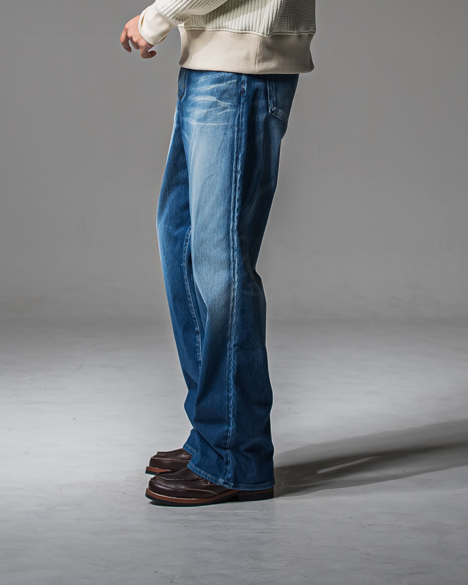 KING DENIM JERSEY / RC37-ST-005 / デニムジャージ バギーワイドパンツ / ライトインディゴ
