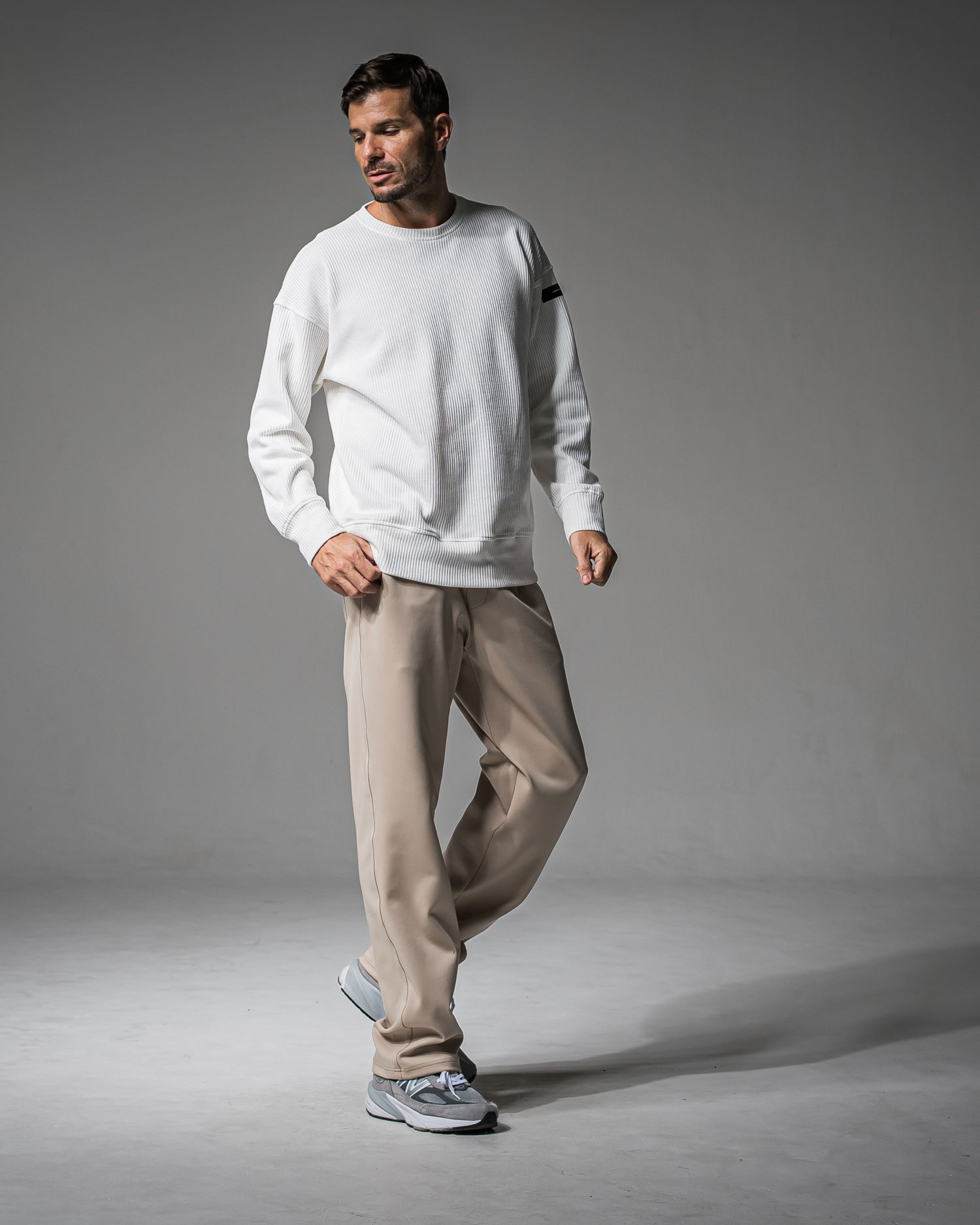 CHRIS EASY WIDE TUCK PANTS / RC37-ST-016WT / ワイドタックパンツ / ベージュ