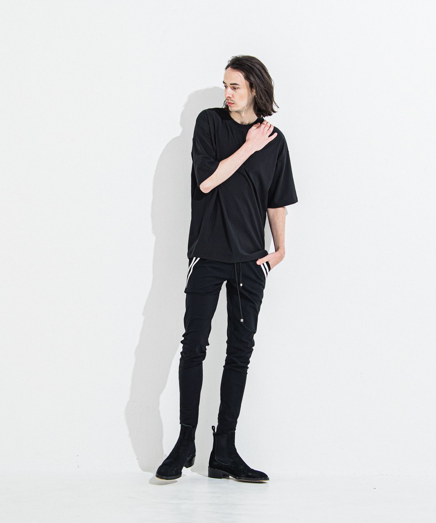 OX JERSEY OVER TEE / RC36-T-005 / オックスジャージービッグTシャツ / ブラック