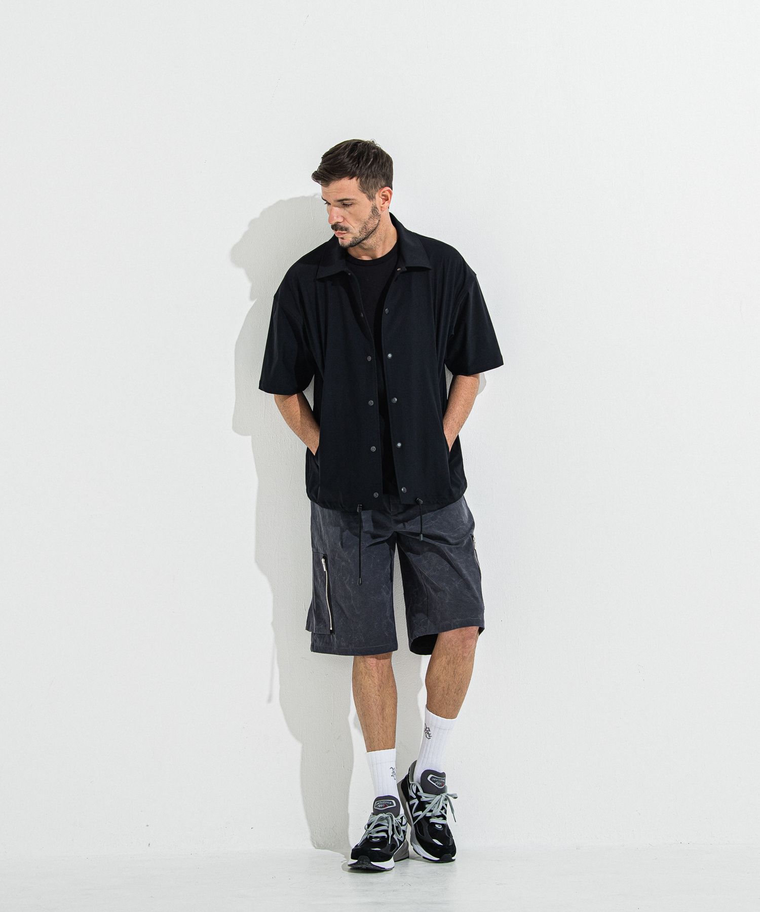 DAVID CARGO HALF PANTS / RC36-HP-007 / ミリタリーカーゴハーフパンツ / ヴィンテージブラック
