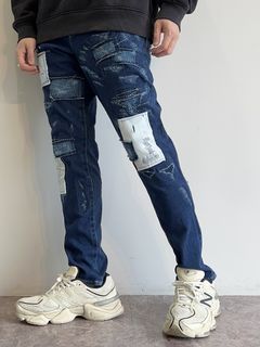 MICK DENIM JERSEY / RC31-ST-020 / デニムジャージテーパードパンツ / インディゴリメイク