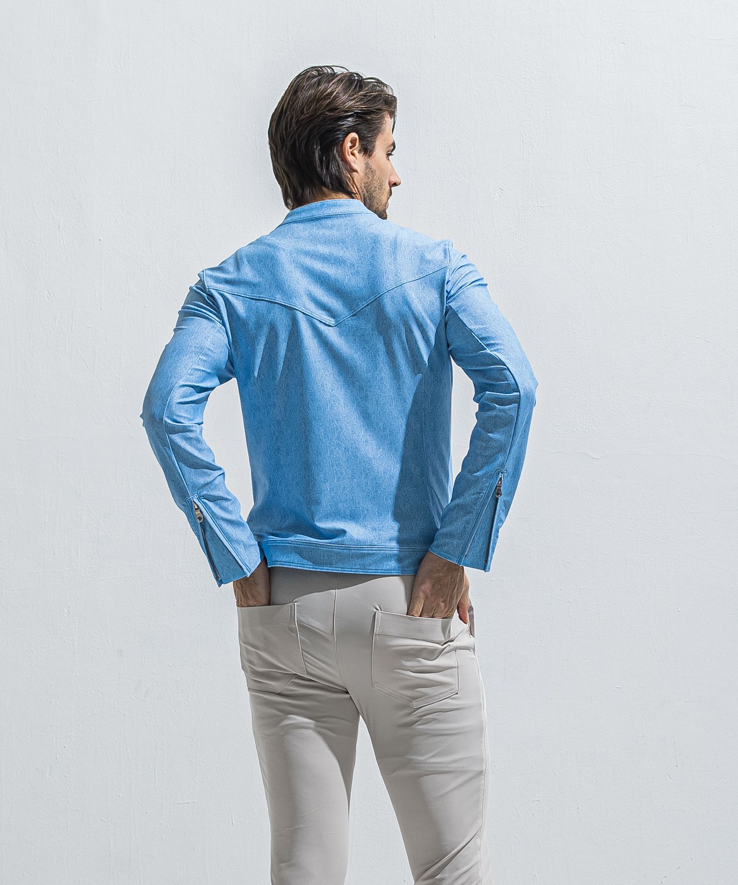 RUSH SB RIDERS / RC40-JK-001 / ラッシュガードシングルライダース / ライトインディゴ (5月下旬入荷予定)