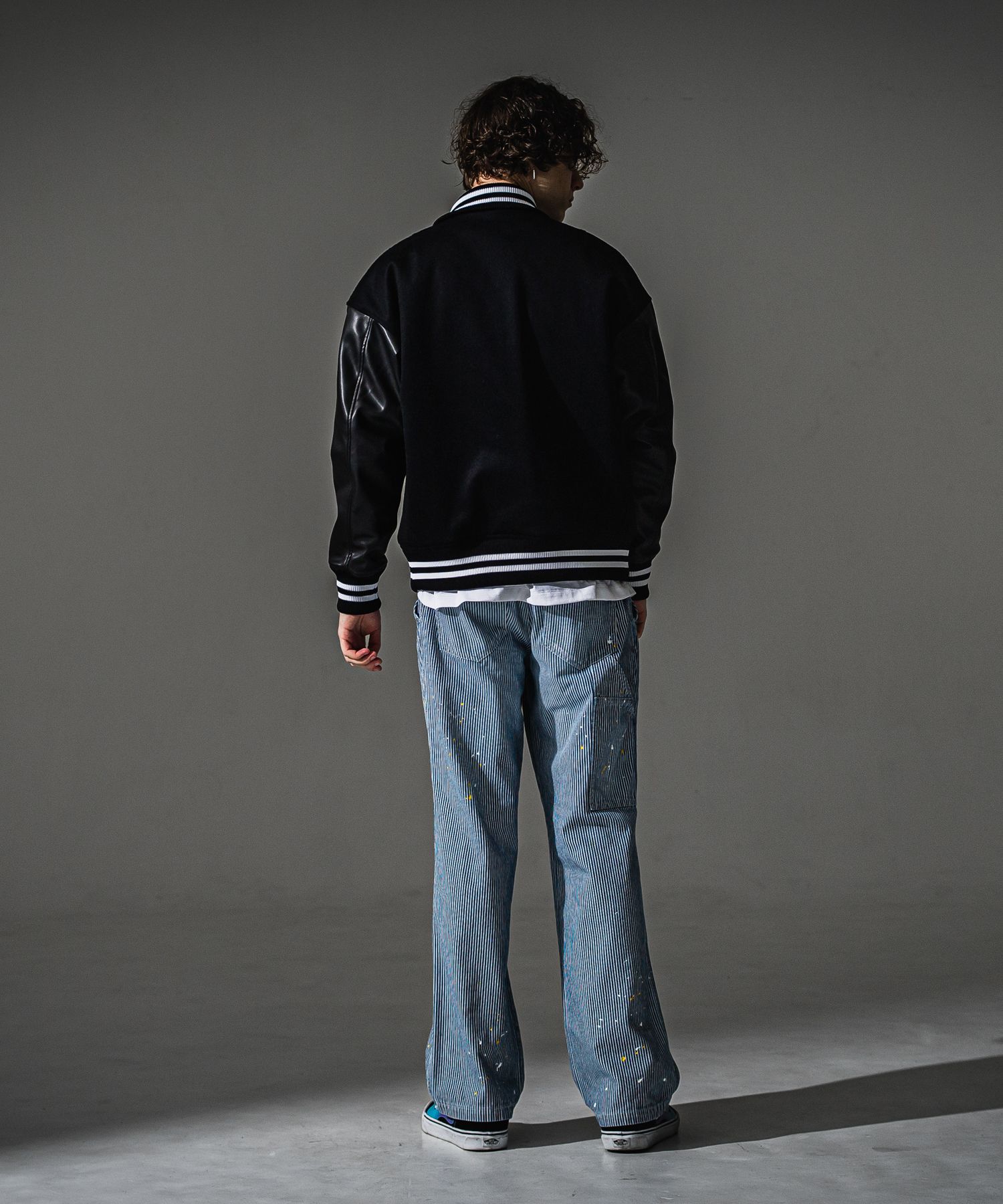 WK PT / RC41-ST-042 / ワンタックワークデニムパンツ / ヒッコリー (8月中旬入荷予定)