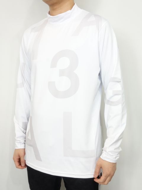 ランダムロゴラッシュガードモックネックTシャツ / ust-21013
