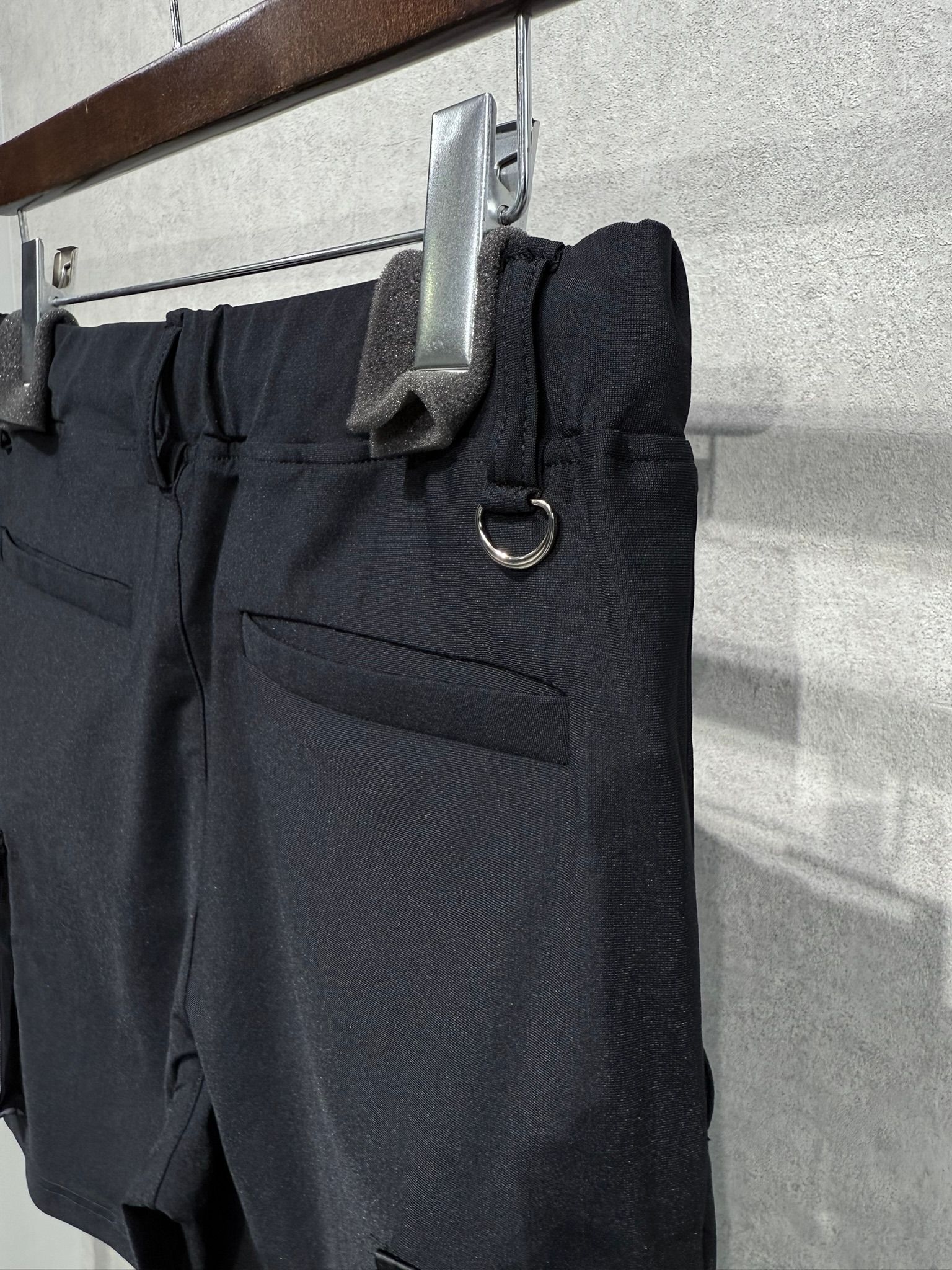 DARRELL CARGO SHORTS / RC36-HP-005 / ナイロンカーゴショーツ / ブラック