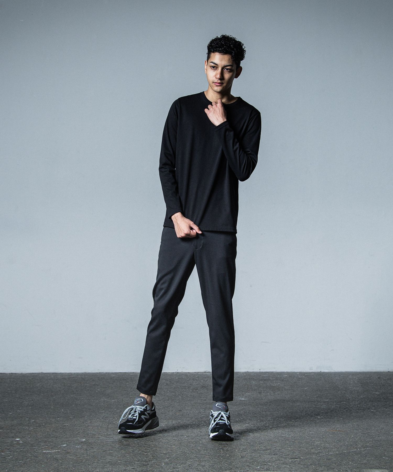 PAT TIGHT EASY PANTS / RC33-ST-037BN / イージーパンツ / ブラック