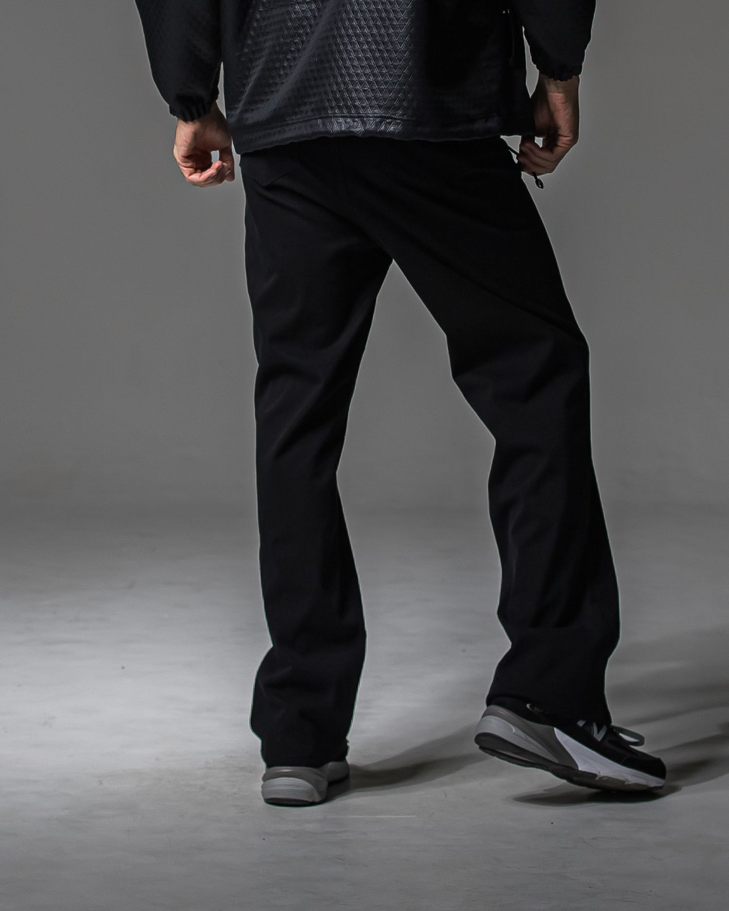 KING DENIM JERSEY / BASIC-ST-005 / デニムジャージ バギーワイドパンツ / ブラック