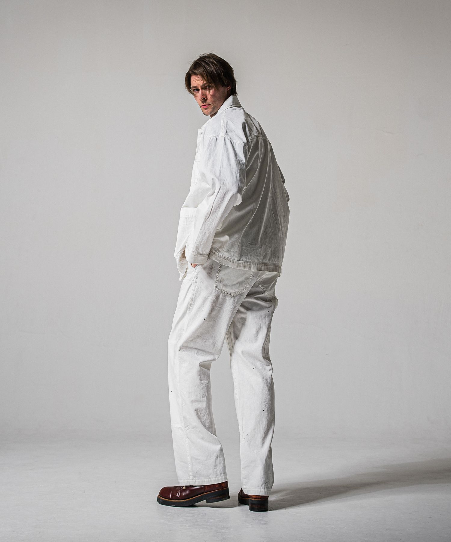 RC CAVER ALL / RC39-JK-004 / デニムカバーオール / ホワイト (2月中旬入荷予定)