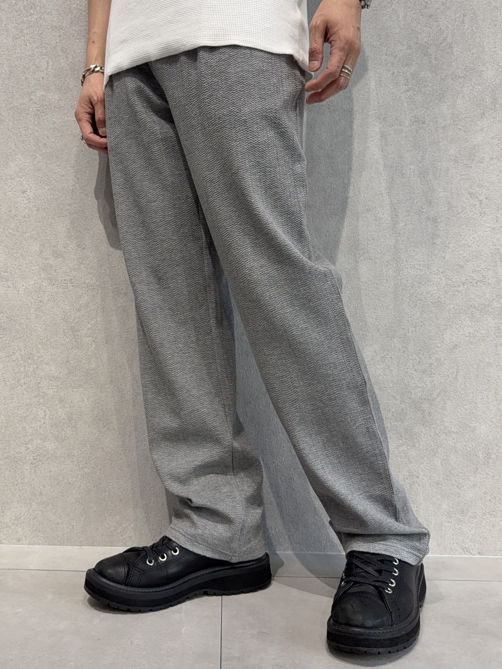 SEMI WIDE TUCK PANTS / RC40-ST-016WT / セミワイドタックパンツ / ブリスターグレー