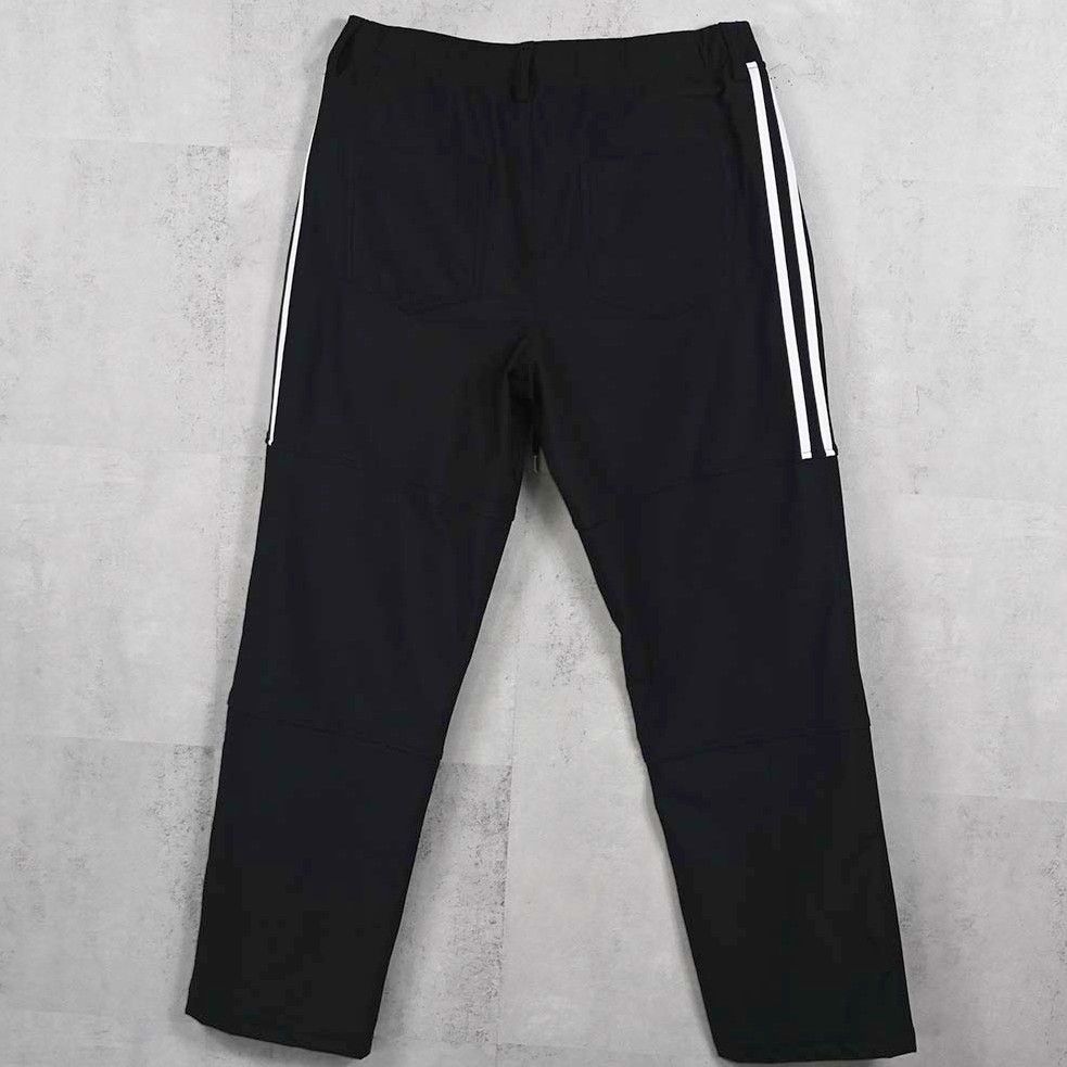 JOHNSON LINE HEAT WIDE TUCK PANTS / RC38-ST-009HWT / 裏起毛ジョンソンラインワイドタックパンツ / ブラック×ホワイト (10月下旬入荷予定)