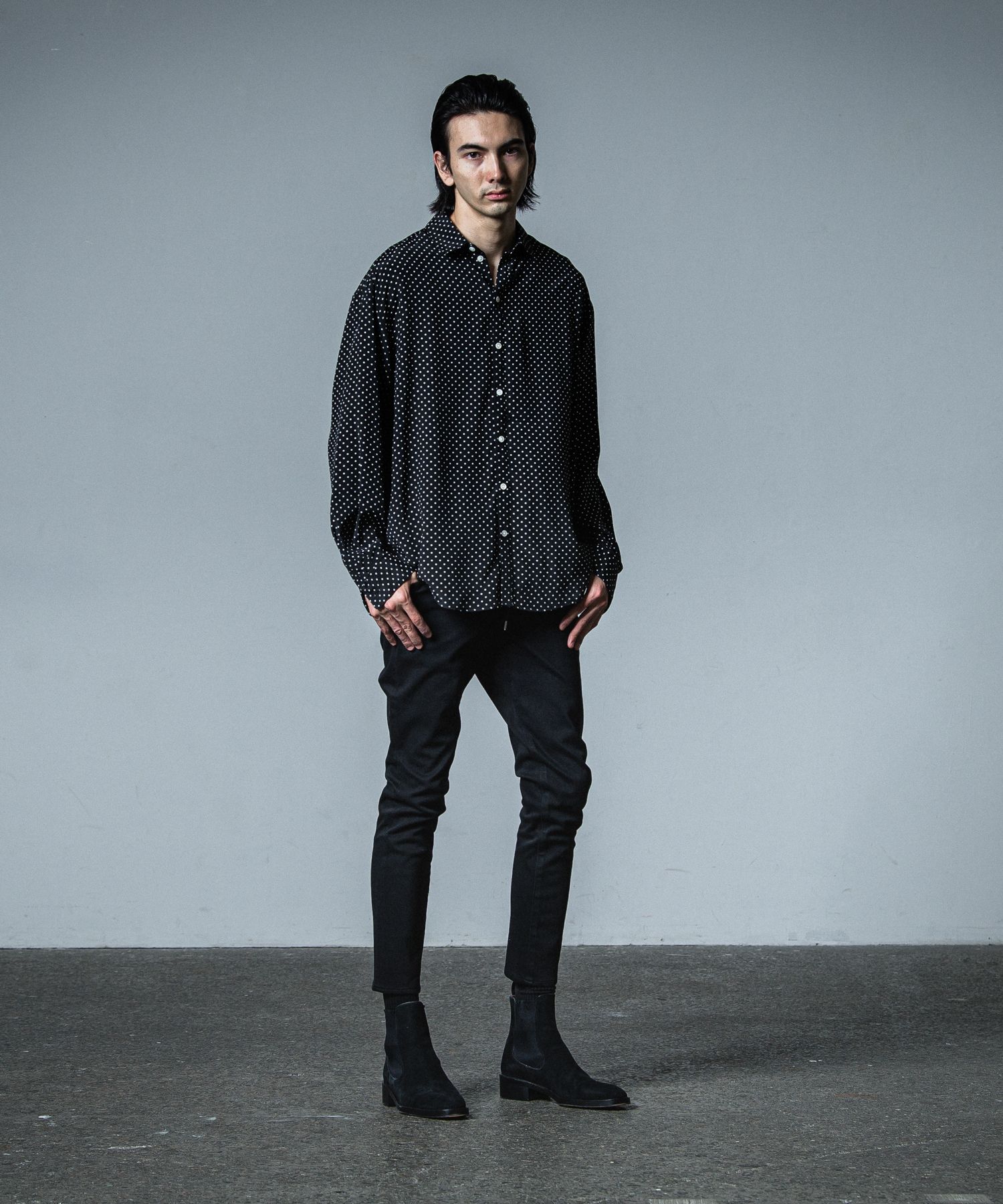 JACK SHIRTS / RC33-SH-001 / オーバーサイズシャツ / ドット