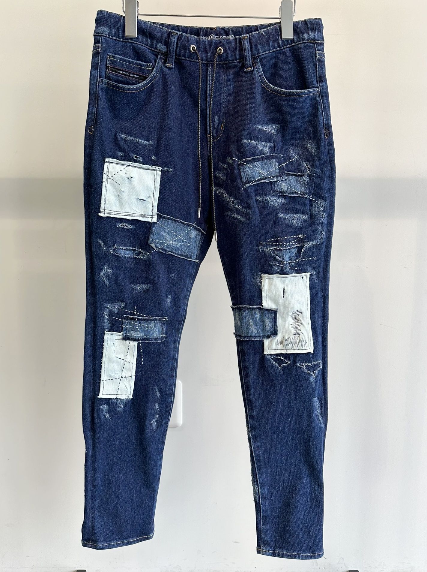 MICK DENIM JERSEY / RC31-ST-020 / デニムジャージテーパードパンツ / インディゴリメイク