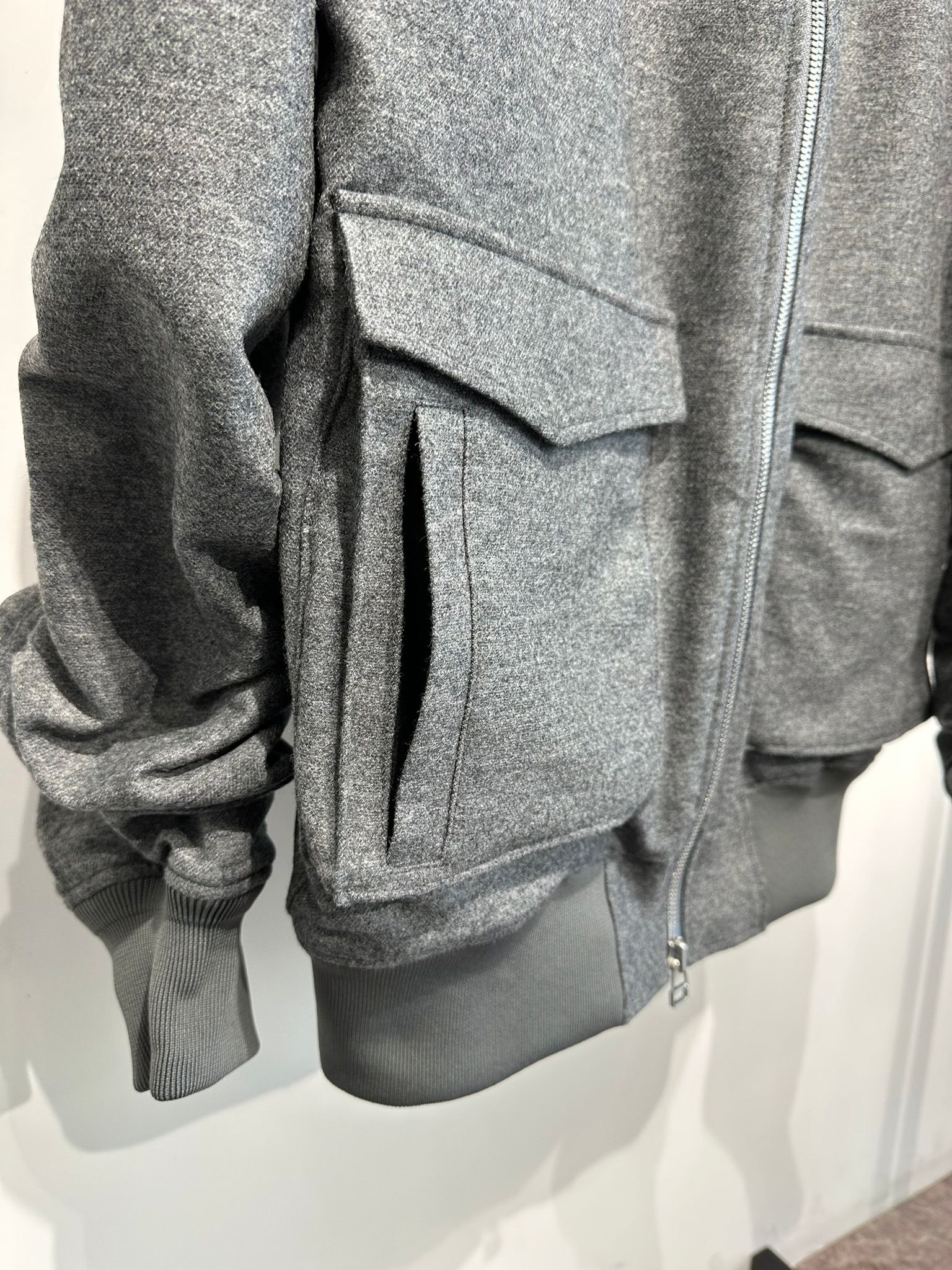 AG WOOL FLIGHT JK / RC34-JK-006 / ウールミリタリージャケット / グレー