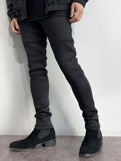 SLASH PT / RC37-ST-012 / ダンボールニット 切り替えパンツ / ブラック (9月中旬入荷予定)