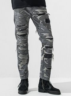 SCOTT JEANSS / RC42-ST-006 / レギュラーテーパードデニムパンツ / スペシャルクラッシュ ブラック (12月中旬入荷予定)