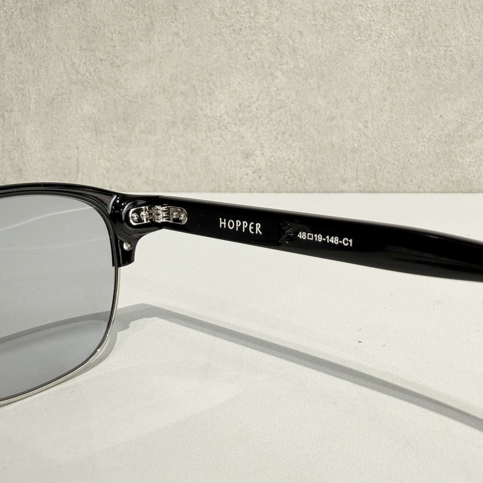 NEW. HOPPER C-1 / サングラス / ブラック×ブラステッドシルバー