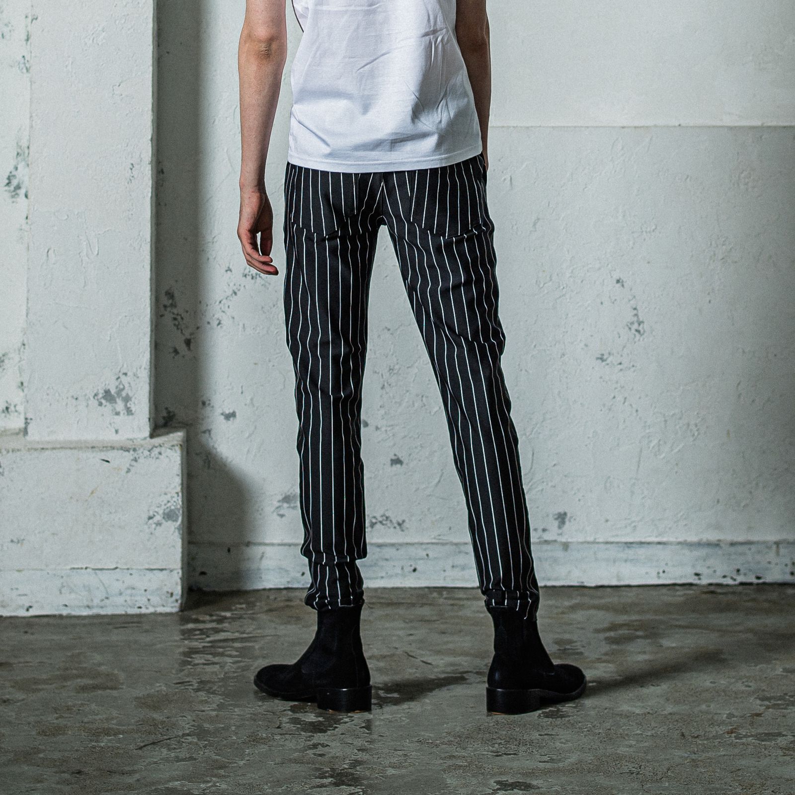 CHRIS EASY PANTS / RC35-ST-016 / イージーパンツ / ブラックストライプ