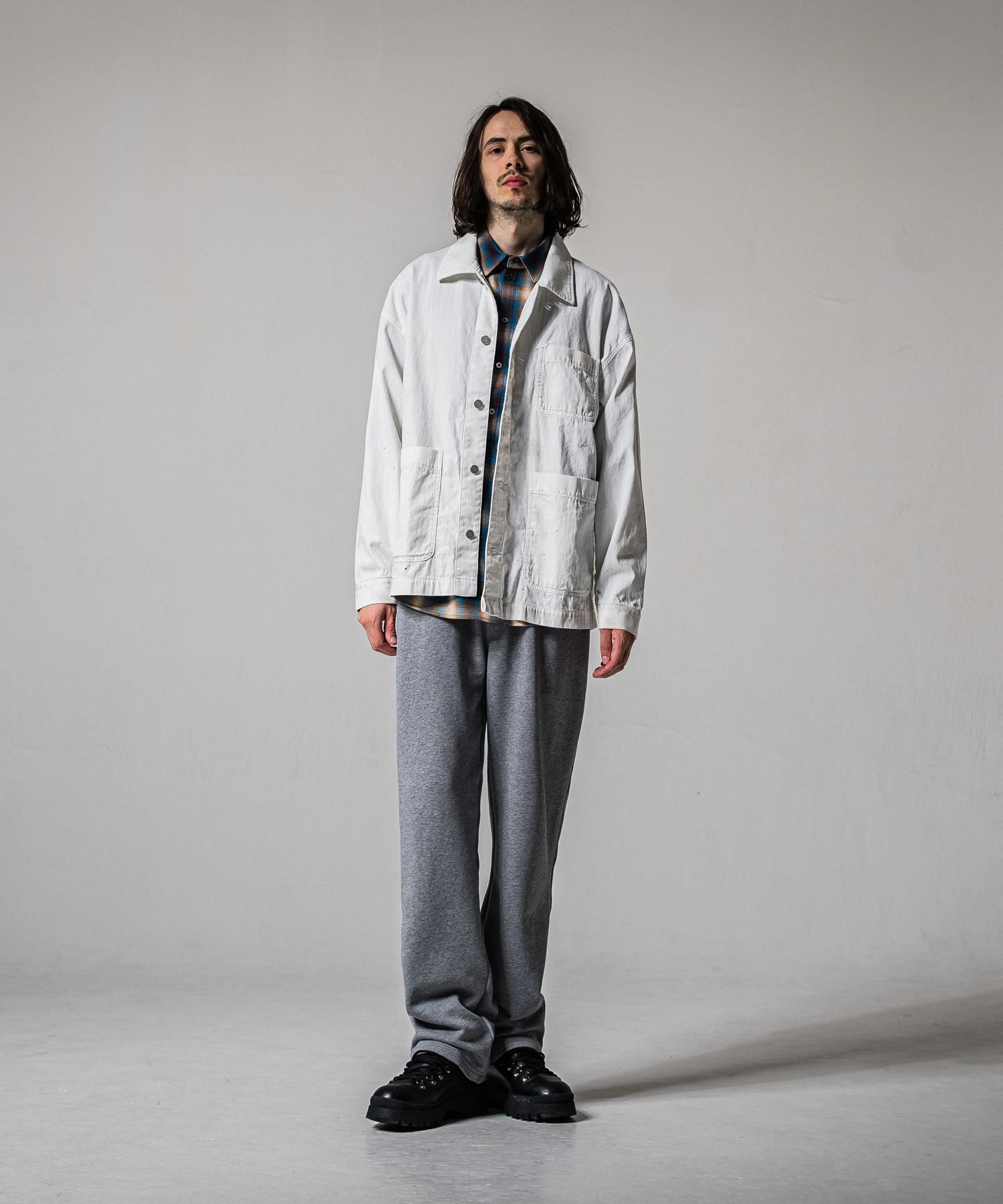 PULL JACK SHIRT / RC39-SH-003 / プルオーバーチェックシャツ / ブルー×ブラウン (3月上旬入荷予定)