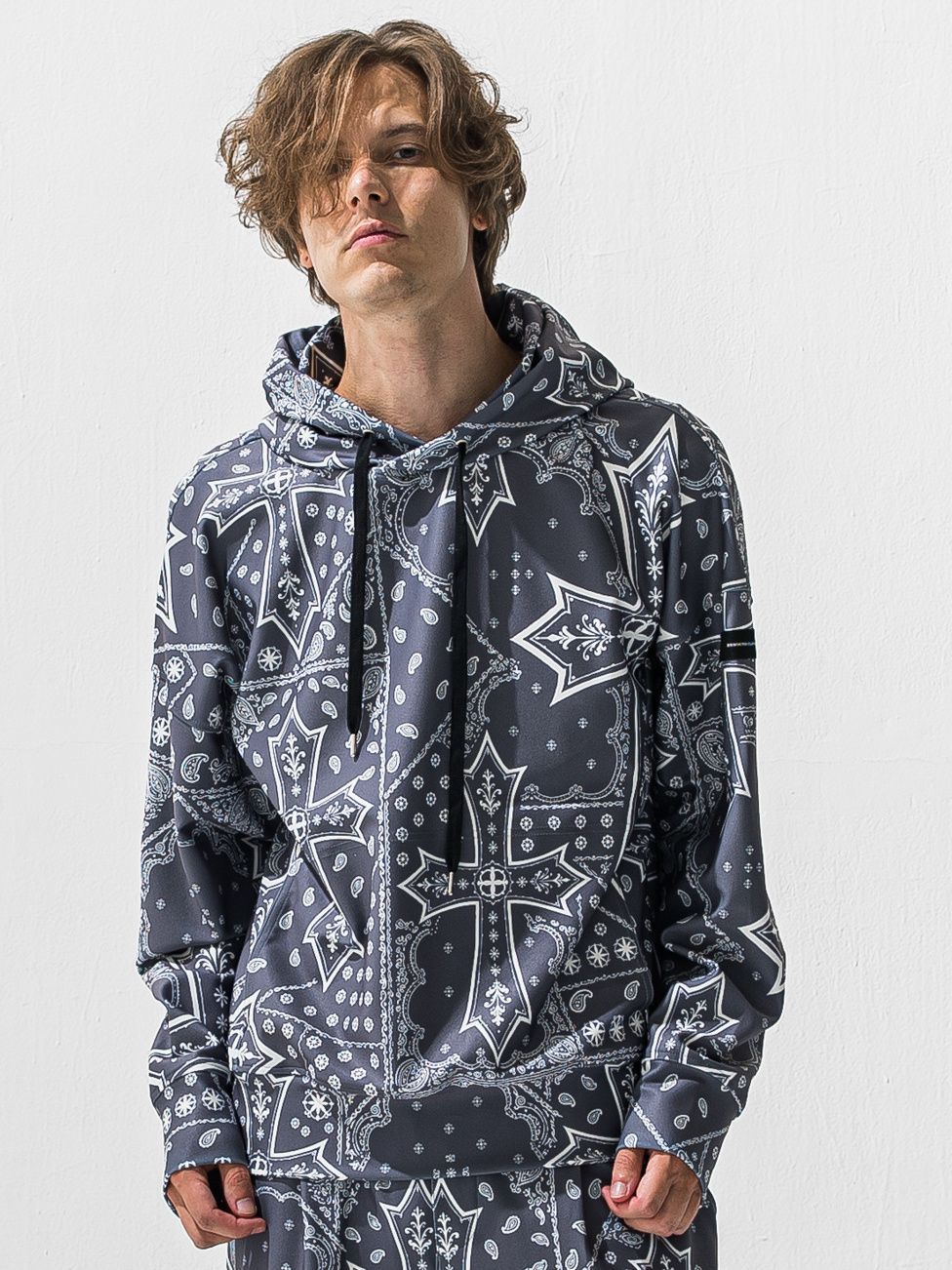 OVER HOODIE / RC42-C-011 / プルオーバーパーカー / クロスグレー (1月上旬入荷予定)