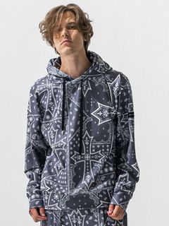 OVER HOODIE / RC42-C-011 / プルオーバーパーカー / クロスグレー (1月上旬入荷予定)