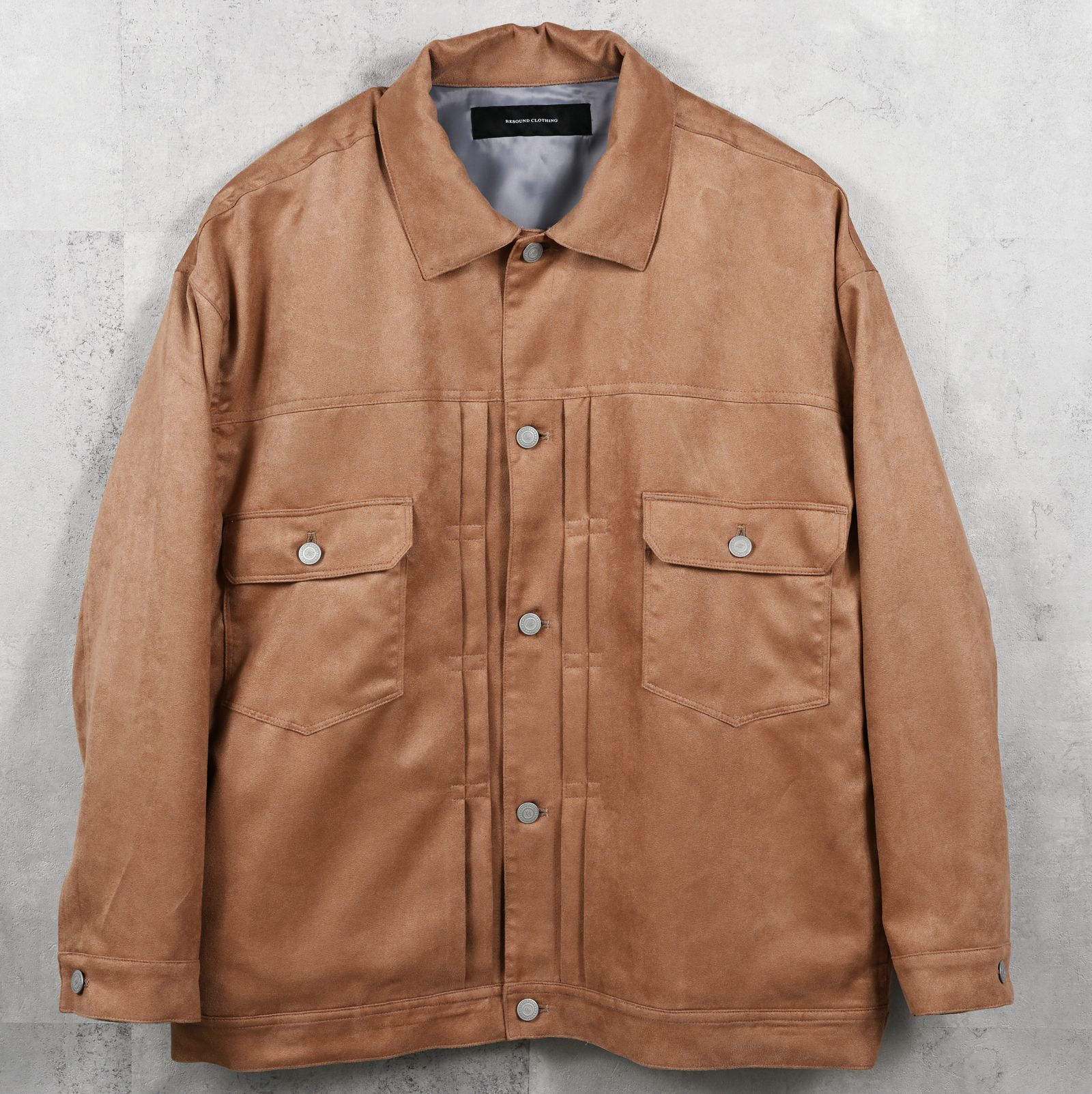 LEATHER OVER 2ND G / RC37-JK-005 / スエードエコレザー2ND型Gジャン / ベージュ (9月中旬入荷予定)