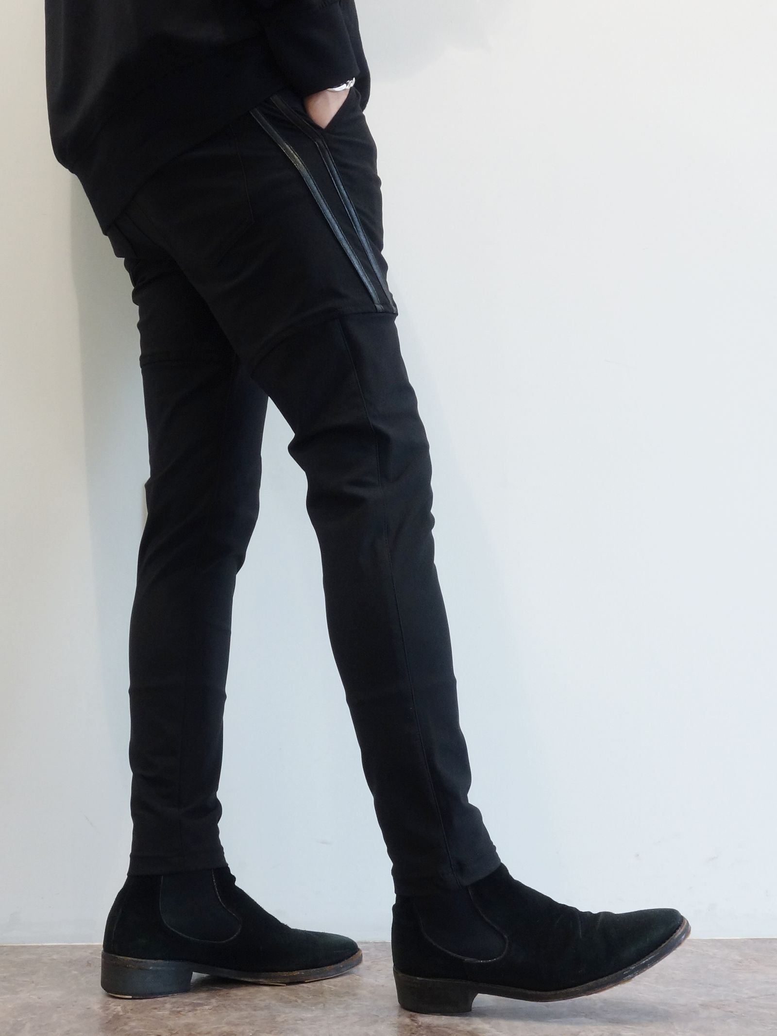TYLER HEAT LINE PANTS / RC26-ST-026H / 裏起毛イージーラインパンツ / ブラック