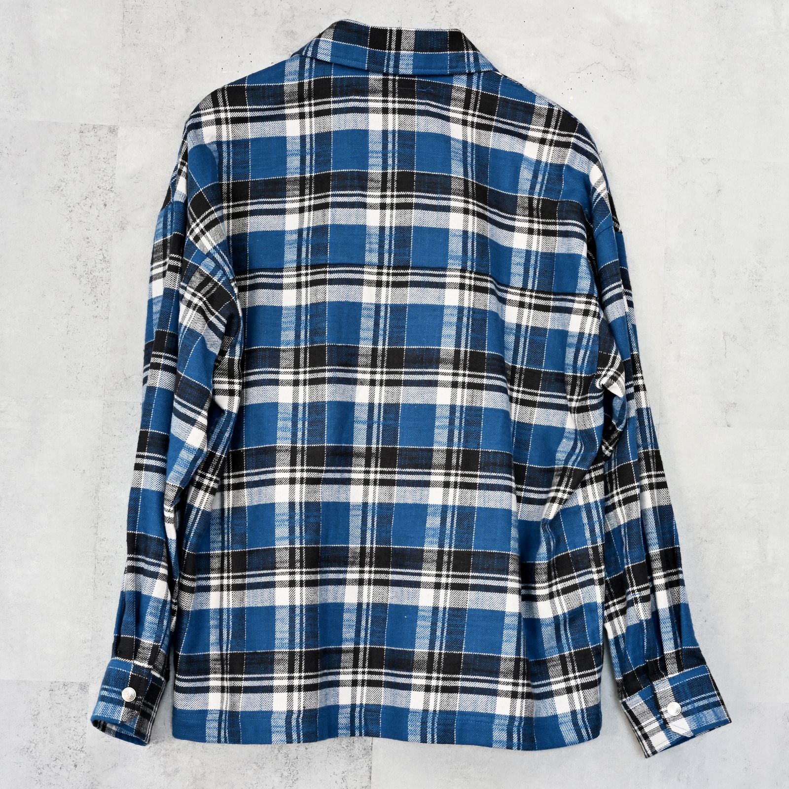 OLD SLABL CHECK JK / RC42-JK-005 / チェックCPOジャケット / ブルー (12月下旬入荷予定)