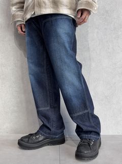 DOUBLE KNEE PT / RC39-ST-041 / ダブルニーワイドデニムパンツ / ダークインディゴ