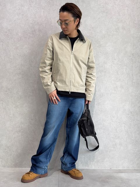 ワークジャケット×デニムの王道アメカジスタイル