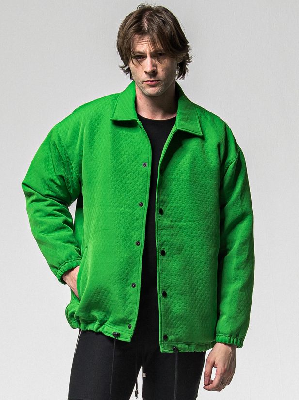 FUR COACH JK / RC38-JK-005 / キルティングファーコーチジャケット / グリーン (11月中旬入荷予定)