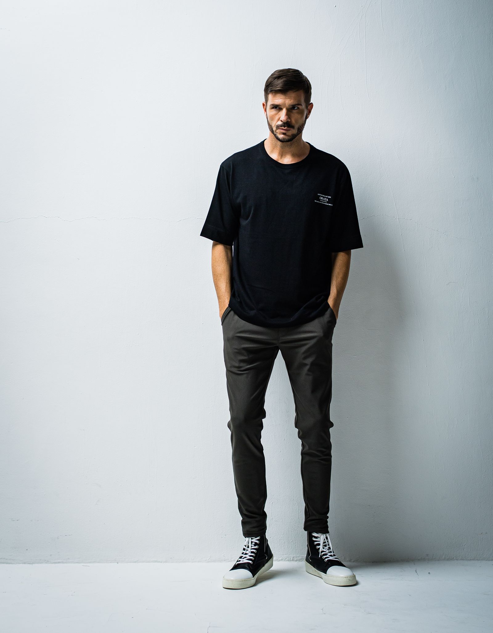 SL EASY PANTS / OR1-ST-003 / スラックスイージーパンツ / カーキグレー