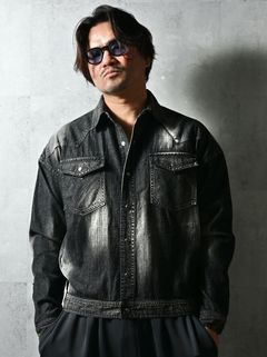 WESTAN JK / DP1-JK-004 / ウエスタンシャツジャケット / ブラックユーズド (3月中旬入荷予定)