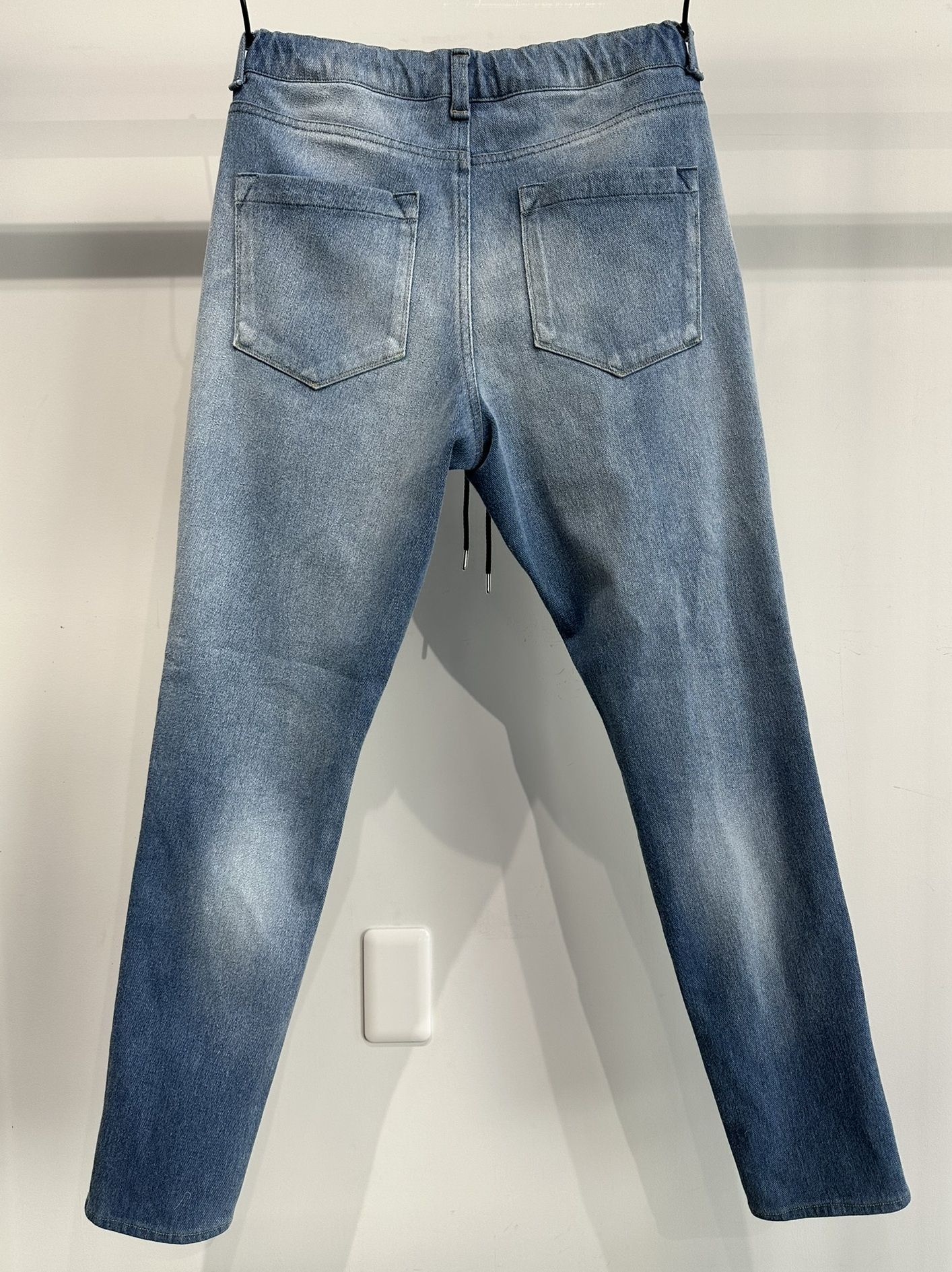 MICK DENIM JERSEY / RC33-ST-020 / デニムジャージテーパードパンツ / インディゴユーズド
