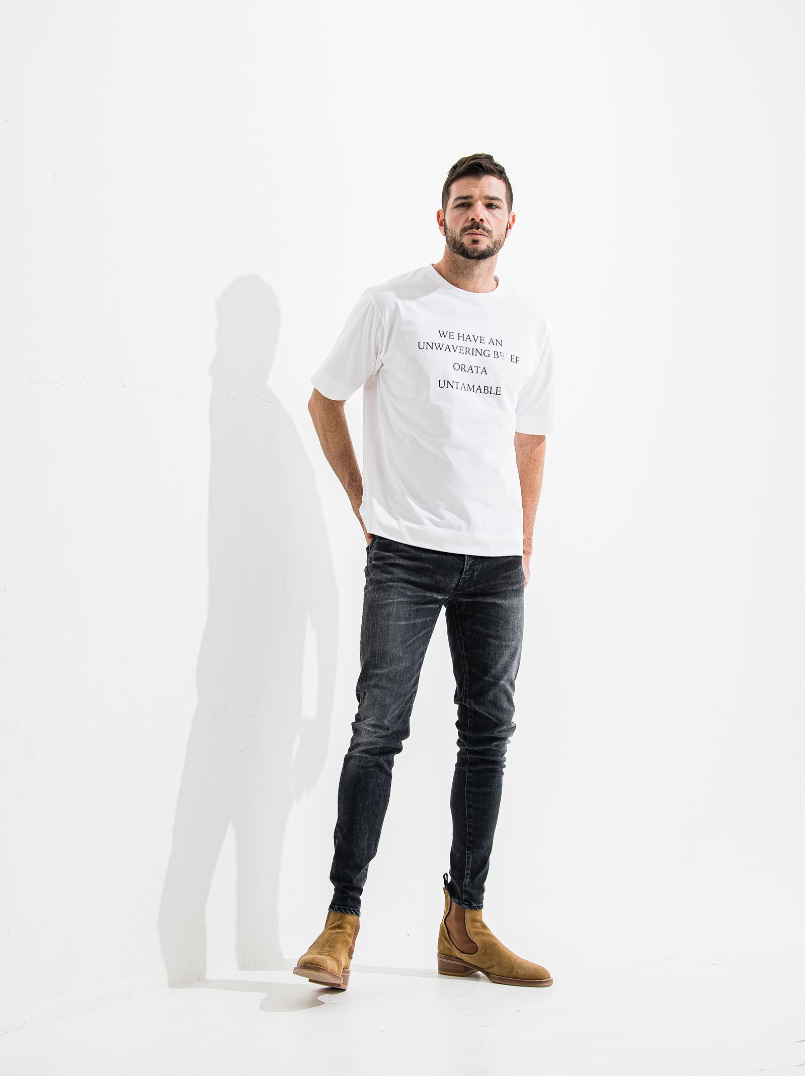 CONCEPT CREW T / OR2-T-005 / プリントTシャツ / ホワイト (6月中旬入荷予定)