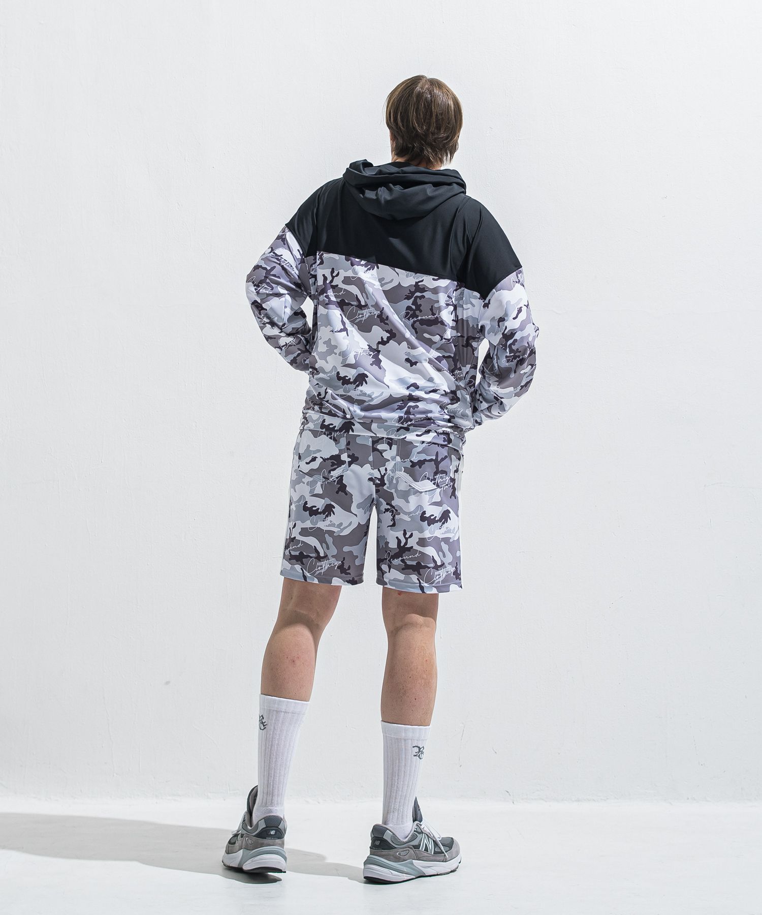 RUSH OVER ZIPUP HOODIE / RC40-C-001 / ラッシュガードパーカー / カモフラブラック (5月下旬入荷予定)