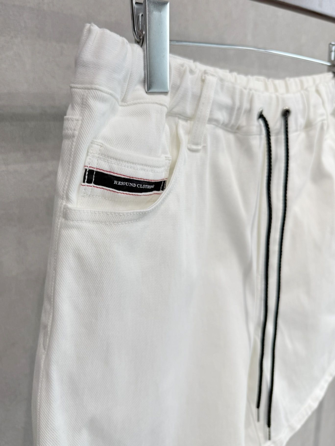 DENIM JERSEY SHORTS / RC36-HP-006 / デニムジャージショーツ / ホワイト