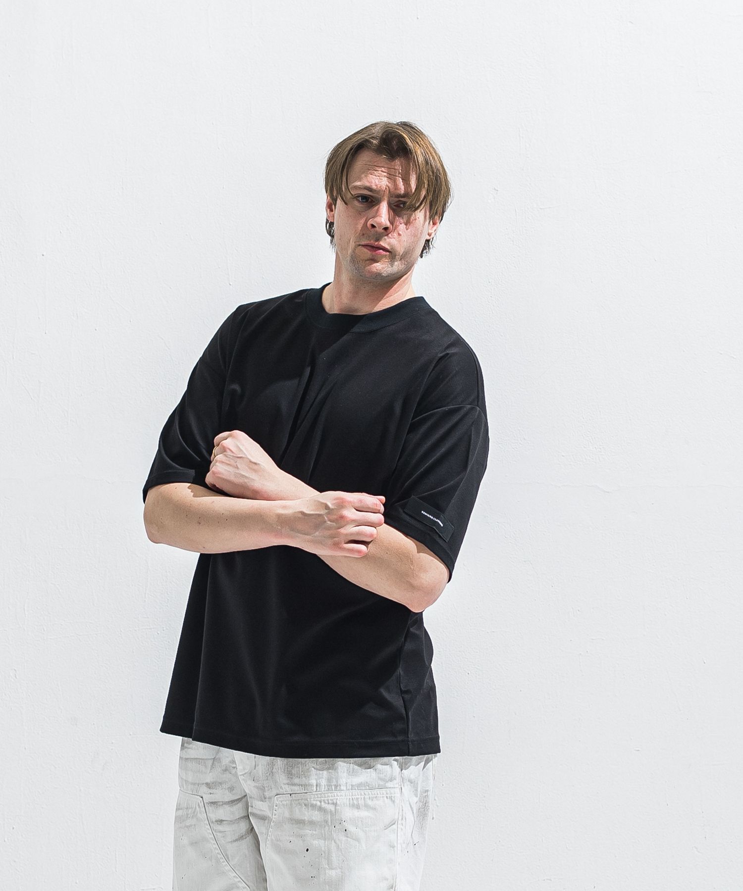 REV MESH OVER TEE / RC40-T-004 / メッシュビッグTシャツ / ブラック (6月中旬入荷予定)