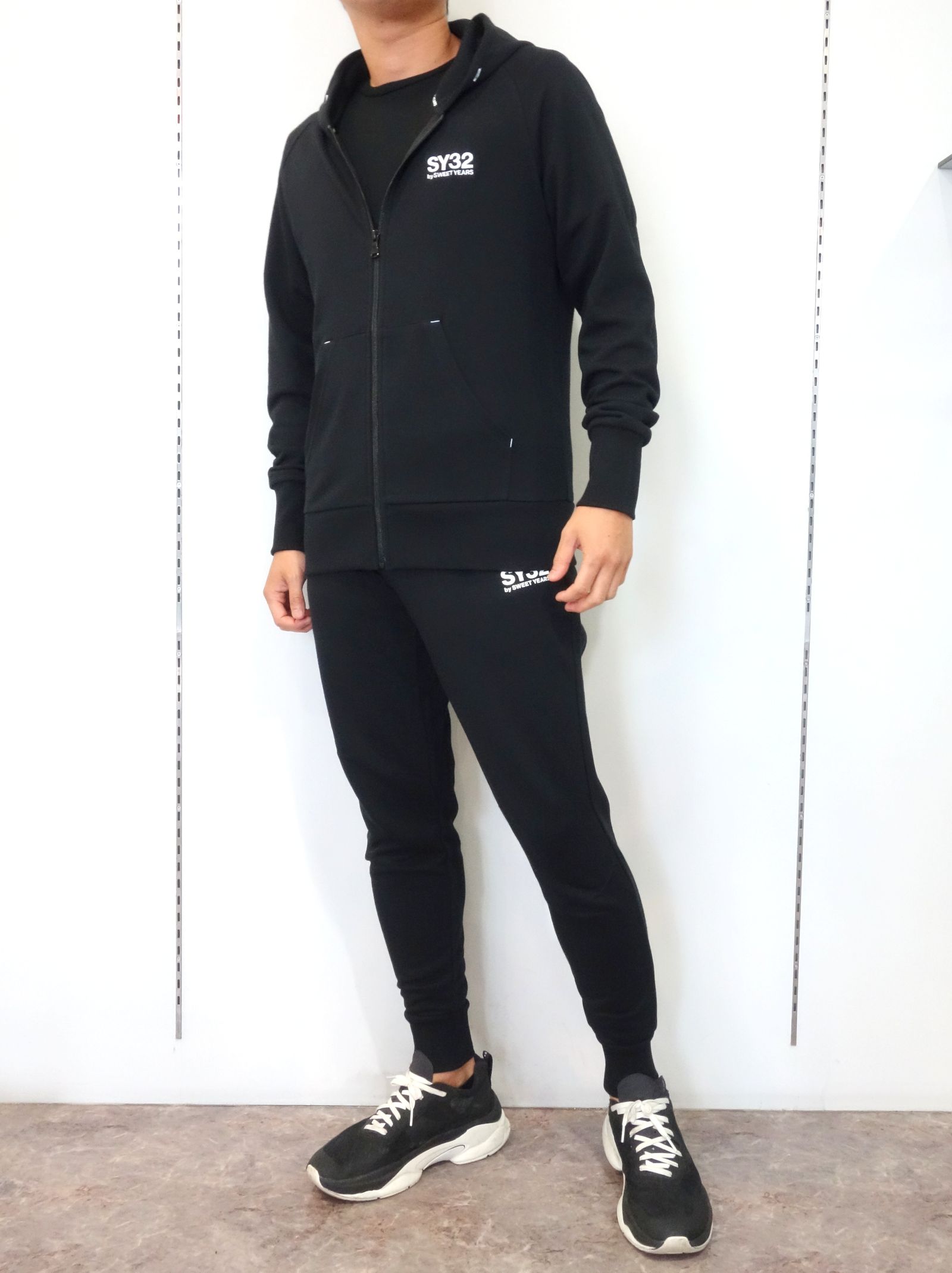 SY32 by SWEET YEARS - BASIC ZIP SWEAT SETUP / TNS1703_2