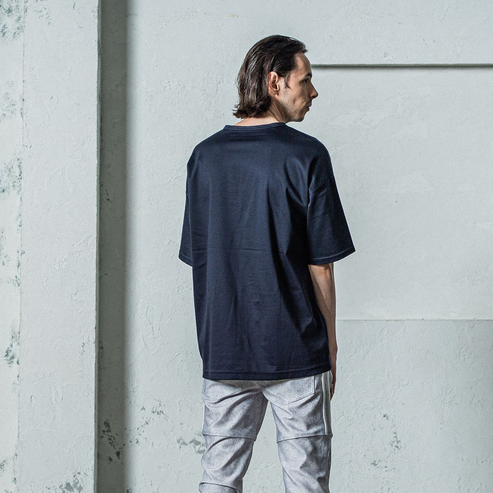 FINEST BASIC LOOSE T / RC35-T-007 / 最高品質コットンビッグTシャツ / ネイビー