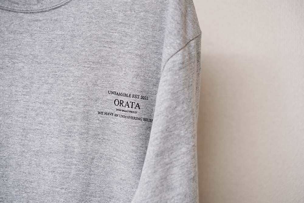 VINTAGE CREW T / OR1-T-003 / プリントTシャツ / グレー (1月中旬入荷予定)